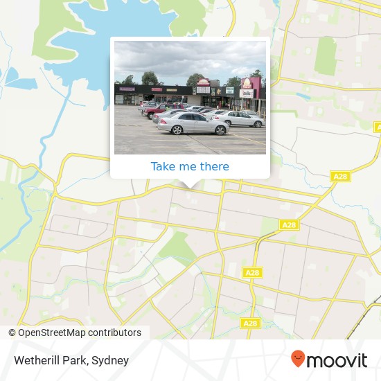 Wetherill Park map
