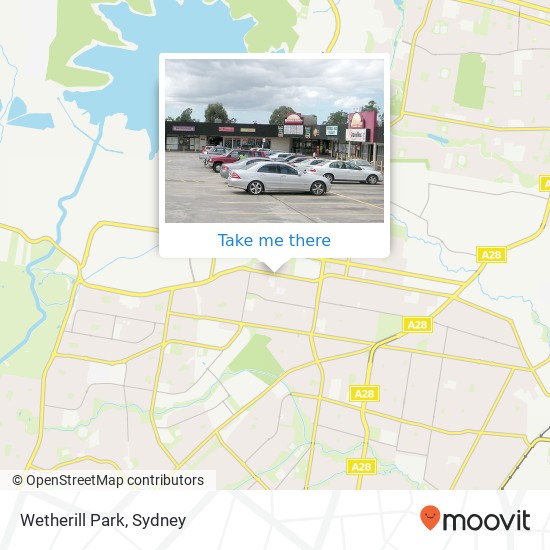 Mapa Wetherill Park