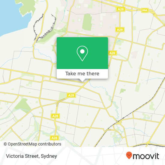 Victoria Street map