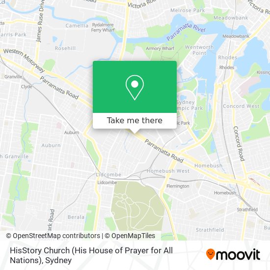 HisStory Church (His House of Prayer for All Nations) map