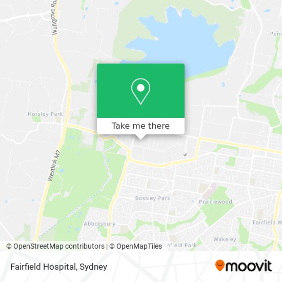 Mapa Fairfield Hospital