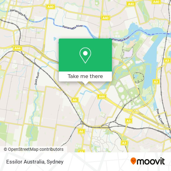 Essilor Australia map