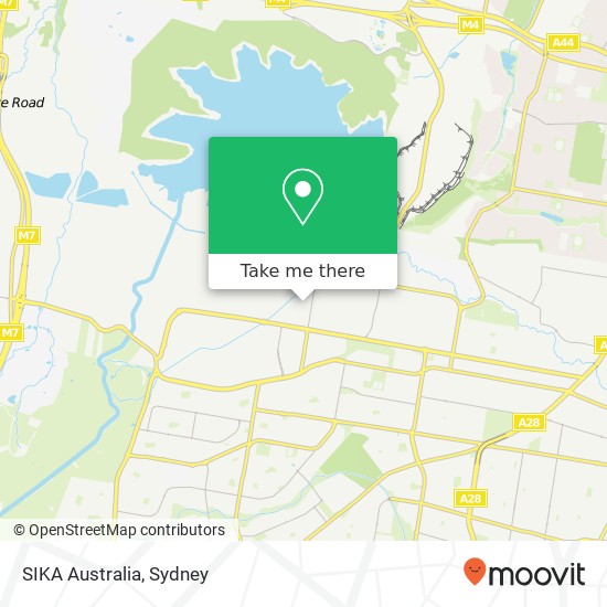 SIKA Australia map