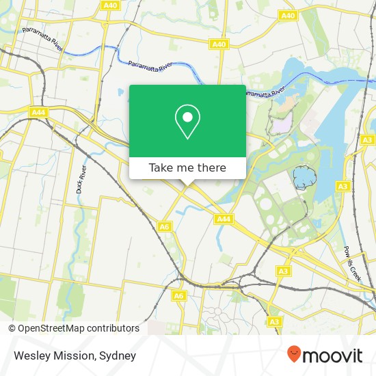 Wesley Mission map