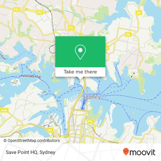 Save Point HQ map