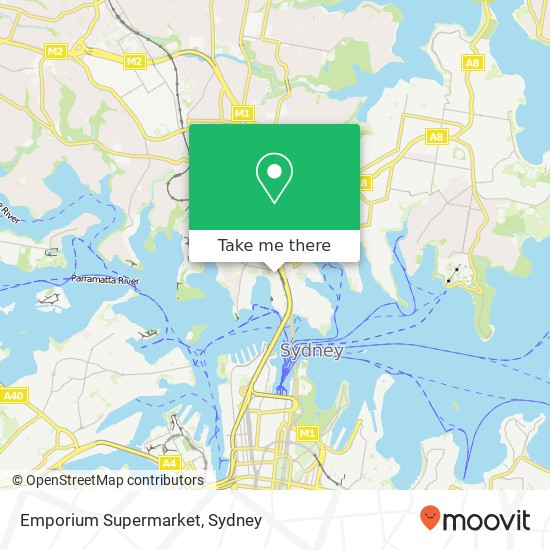 Emporium Supermarket map