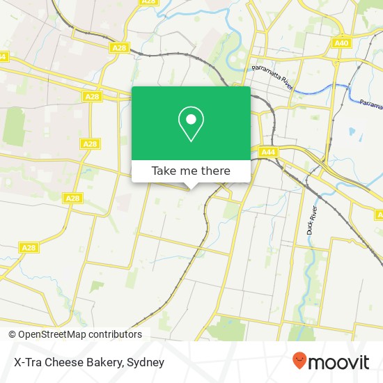 Mapa X-Tra Cheese Bakery