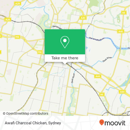 Awafi Charcoal Chicken map
