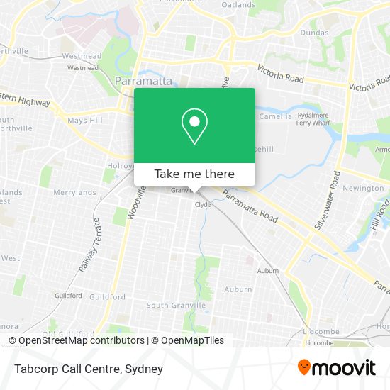 Tabcorp Call Centre map