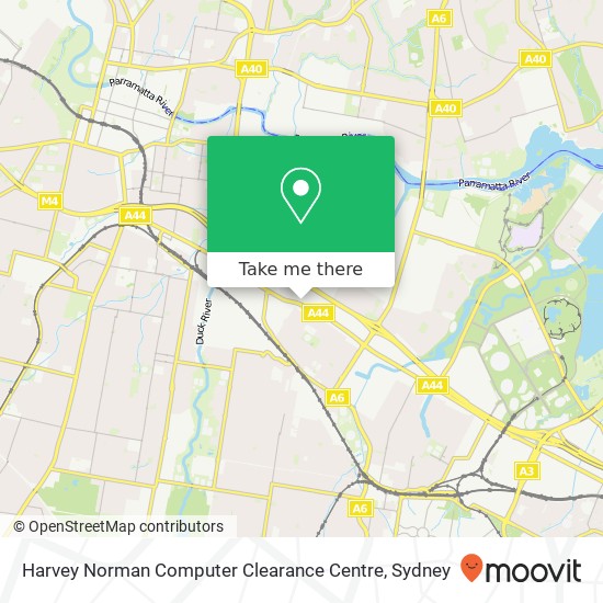 Harvey Norman Computer Clearance Centre map