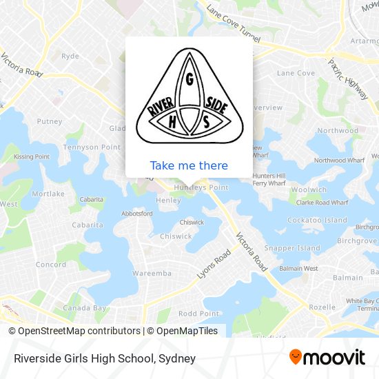 Riverside Girls High School map
