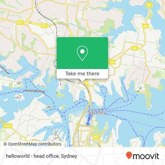 helloworld - head office map