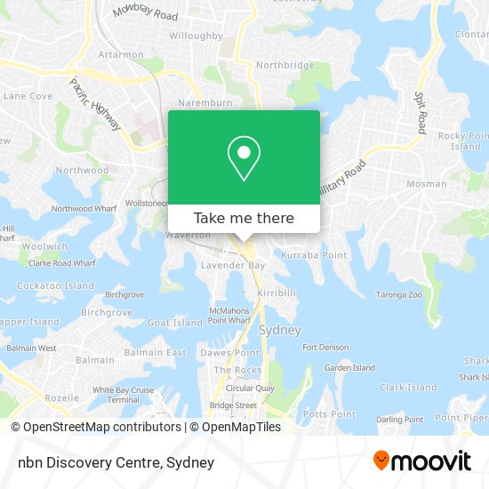 nbn Discovery Centre map