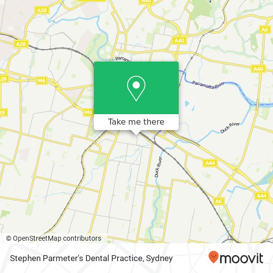 Mapa Stephen Parmeter's Dental Practice