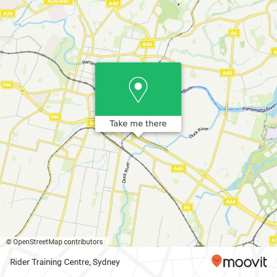 Rider Training Centre map