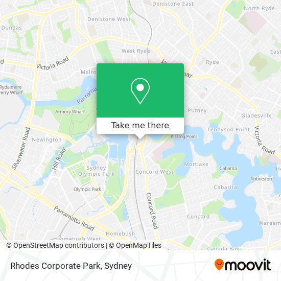 Rhodes Corporate Park map