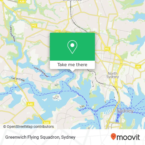 Greenwich Flying Squadron map