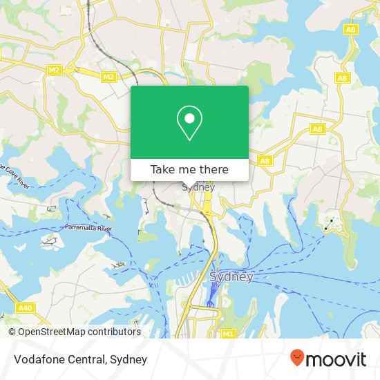 Vodafone Central map