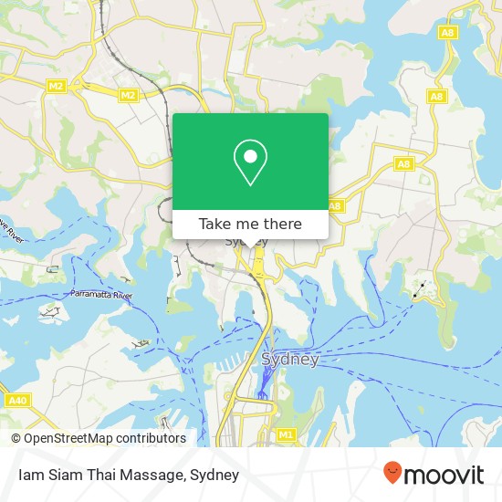 Iam Siam Thai Massage map