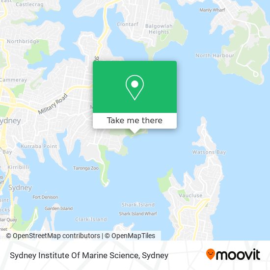 Mapa Sydney Institute Of Marine Science