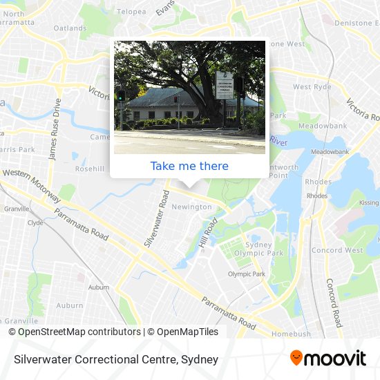 Silverwater Correctional Centre map