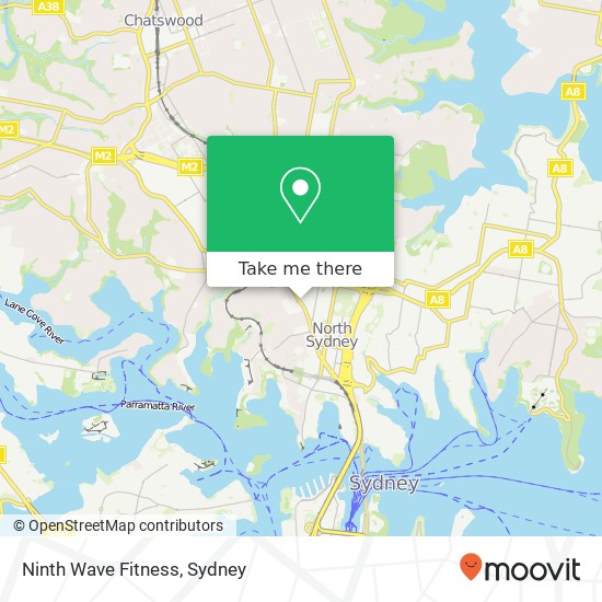 Ninth Wave Fitness map