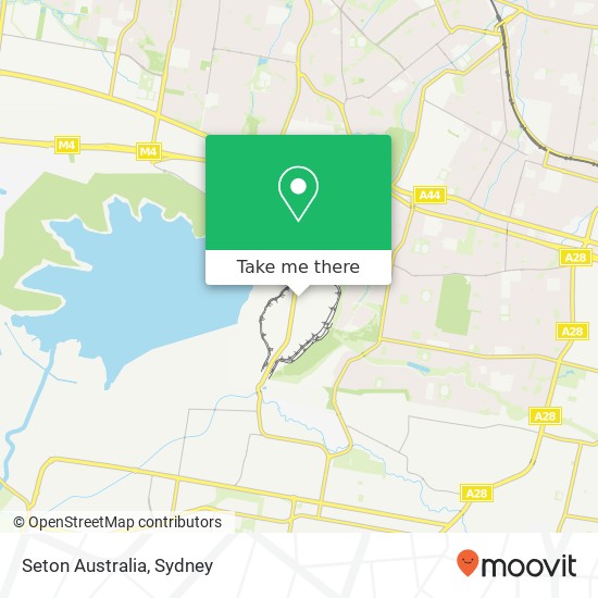 Mapa Seton Australia