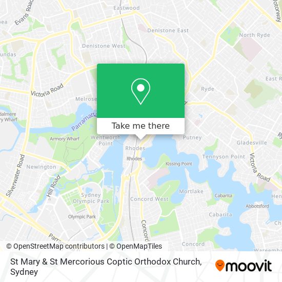 Mapa St Mary & St Mercorious Coptic Orthodox Church