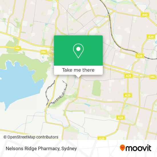 Nelsons Ridge Pharmacy map