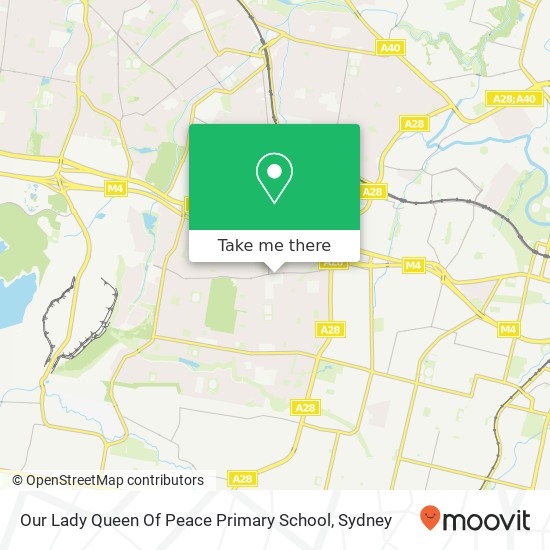 Our Lady Queen Of Peace Primary School map