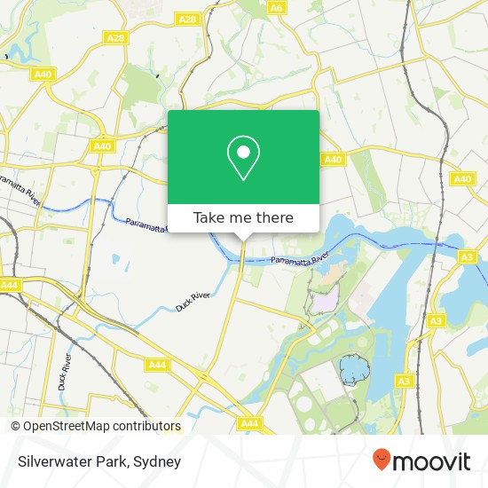 Silverwater Park map