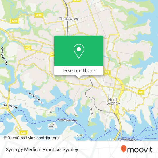 Mapa Synergy Medical Practice