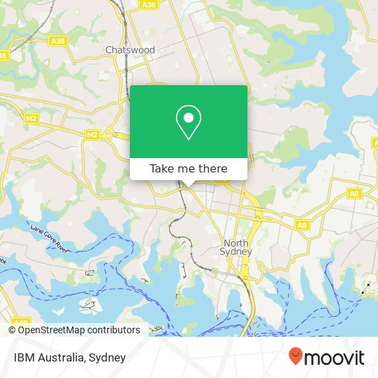 Mapa IBM Australia