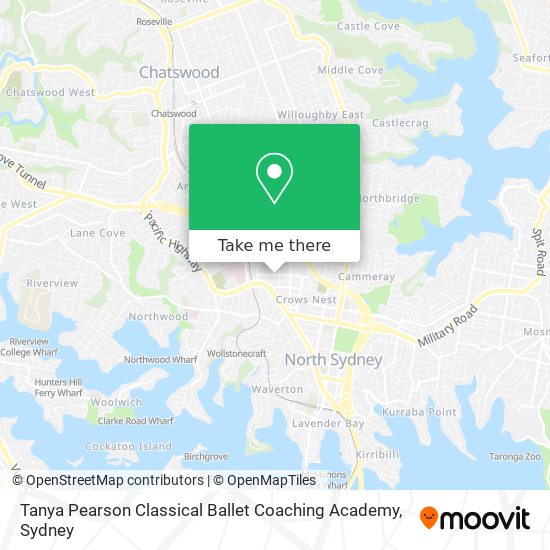 Tanya Pearson Classical Ballet Coaching Academy map