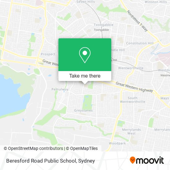 Beresford Road Public School map