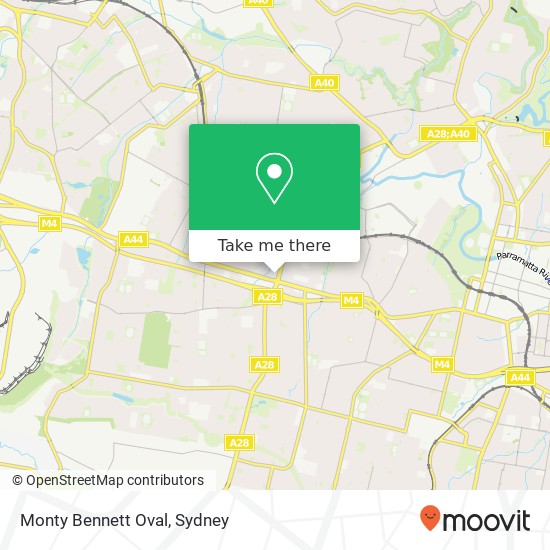 Monty Bennett Oval map