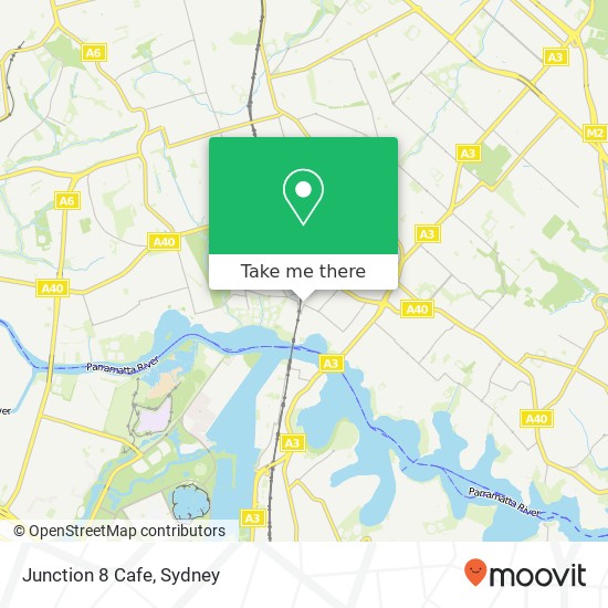 Junction 8 Cafe map
