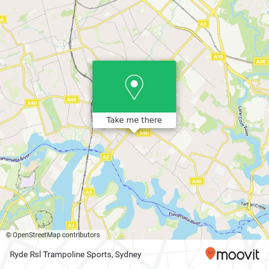 Ryde Rsl Trampoline Sports map