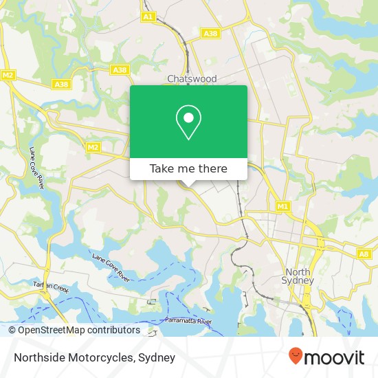 Northside Motorcycles map