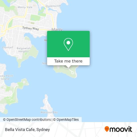 Bella Vista Cafe map