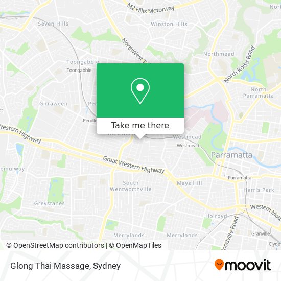 Glong Thai Massage map