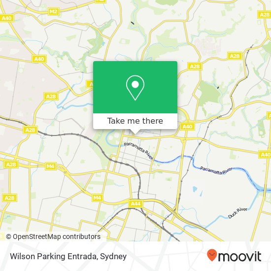 Wilson Parking Entrada map