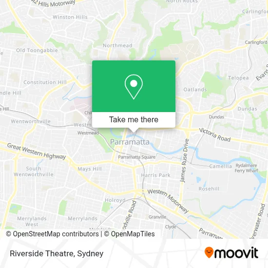 Riverside Theatre map