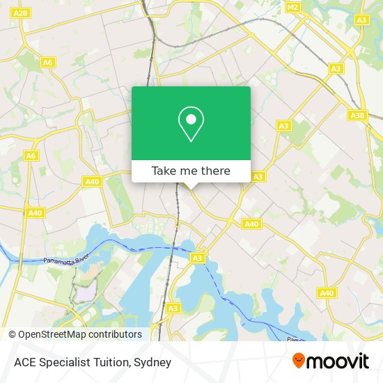 ACE Specialist Tuition map