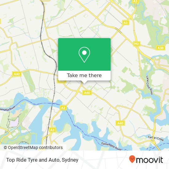 Top Ride Tyre and Auto map