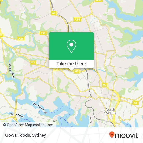 Gowa Foods map