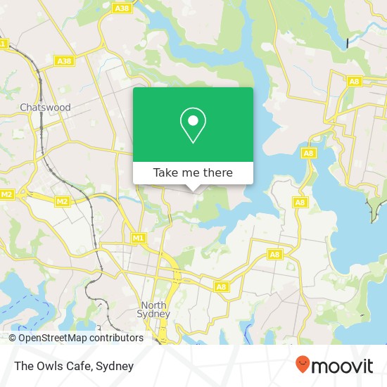The Owls Cafe map