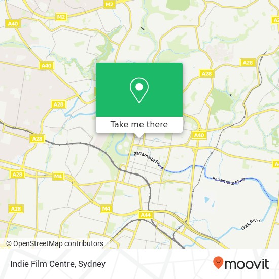 Indie Film Centre map