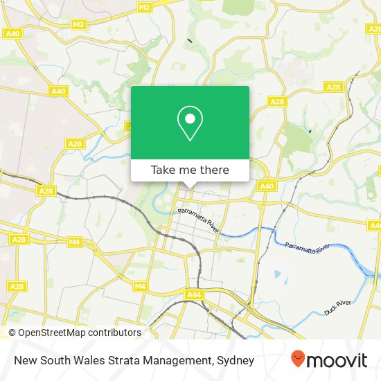 New South Wales Strata Management map