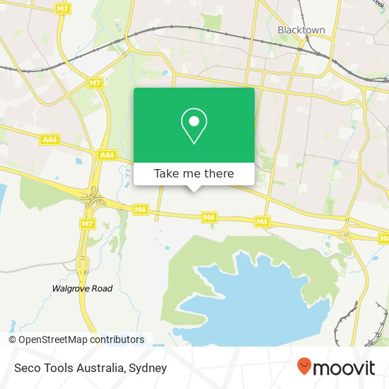 Mapa Seco Tools Australia